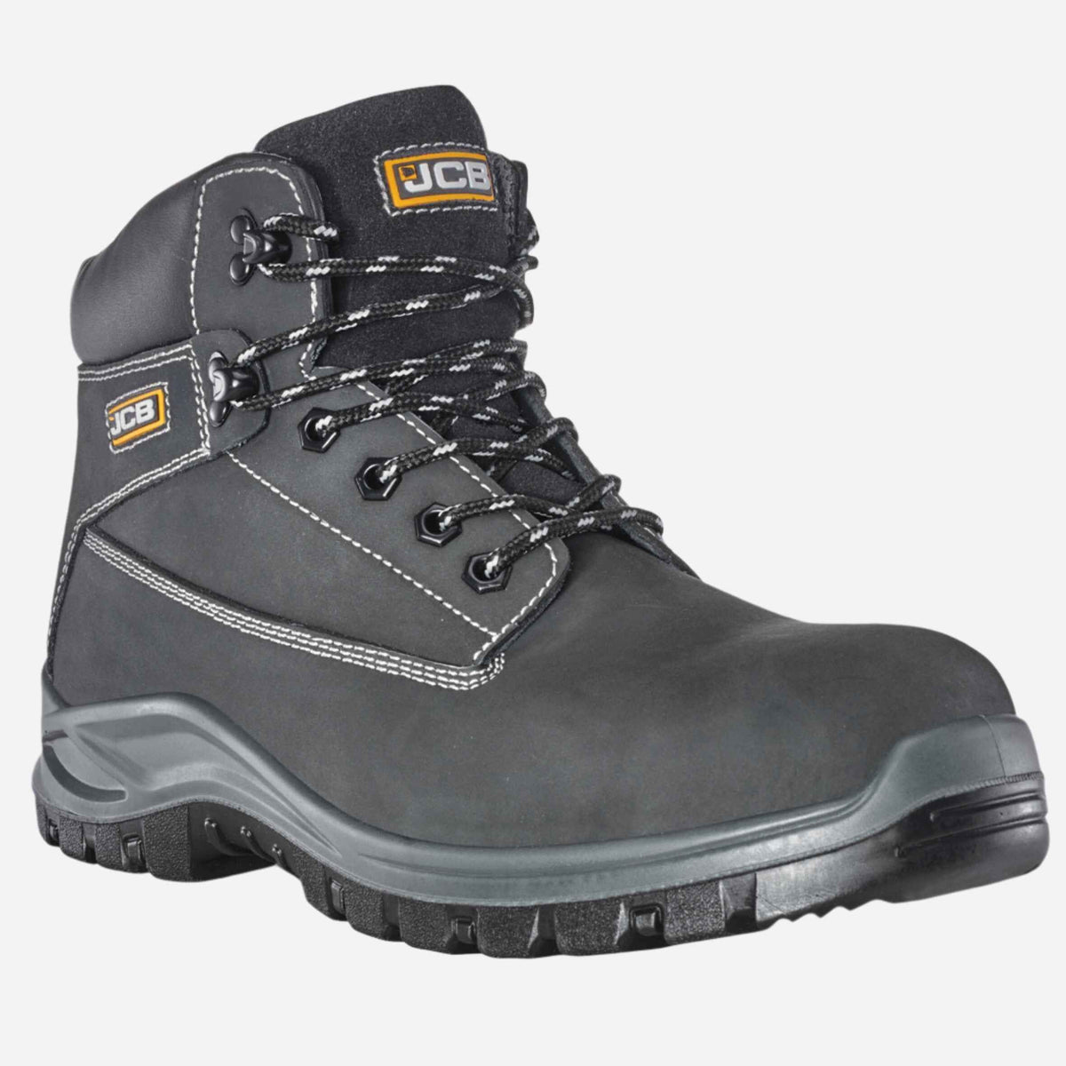 JCB Holton Hiker Black Nubuck Leather Safety Boot