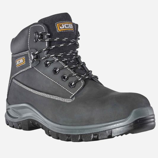 JCB Holton Hiker Black Nubuck Leather Safety Boot