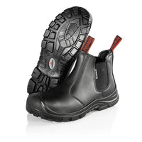 Pinnacle AUSTRA Chelsea Safety Boots - Black / Brown