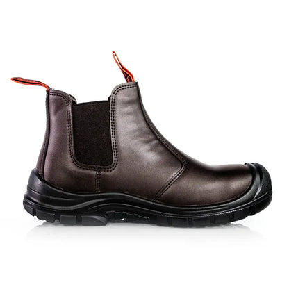 Pinnacle AUSTRA Chelsea Safety Boots - Black / Brown